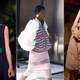 Lineisy Montoro walks in Balmain (Getty Images); Mayowa Nichols in Chanel (Instagram); Selena Forrest in FENTY x PUMA (Getty Images).